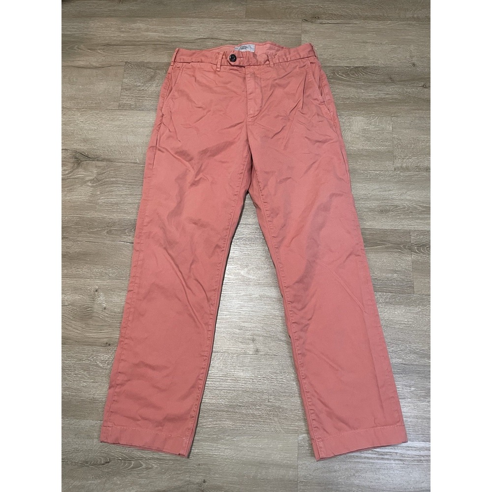 Jack Spade Pants Mens Sz 31 Chino Straight Leg Trousers Bleeker Street Cotton